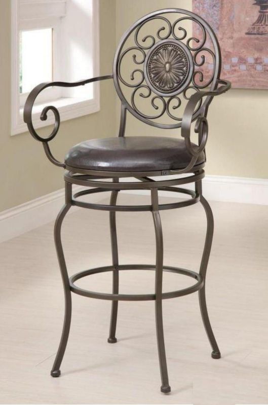 Square Polished Wrought Iron Vintage Chair, for Outdoor Furniture, Indoor Furniture, Style : Indian