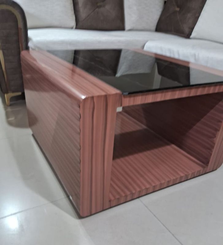 Brown Plain Wooden Center Table, for Hotel, Home, Shape : Square