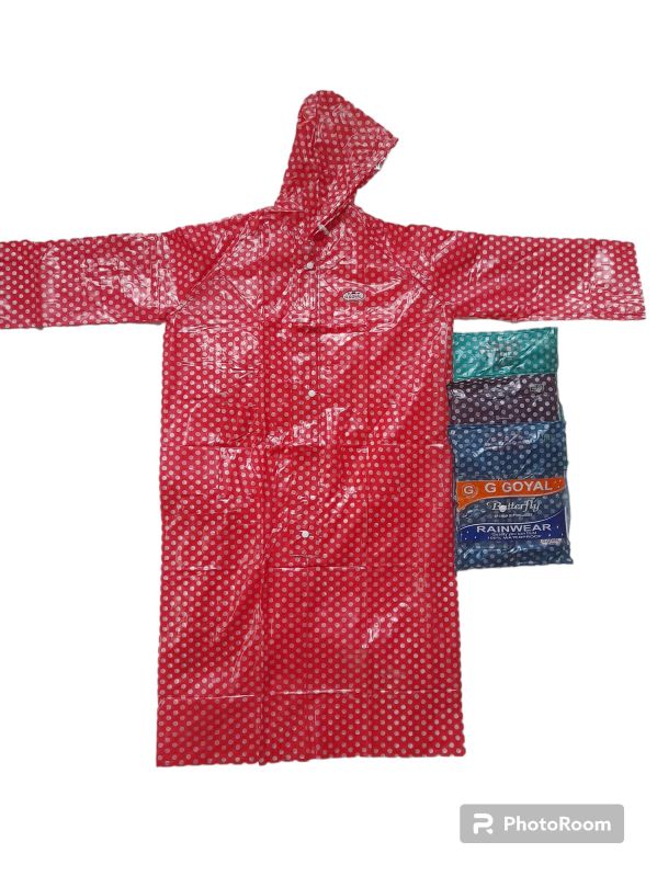 PVC ladies raincoats, Size : M, 48/50/52