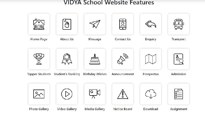 School Website Development Platform