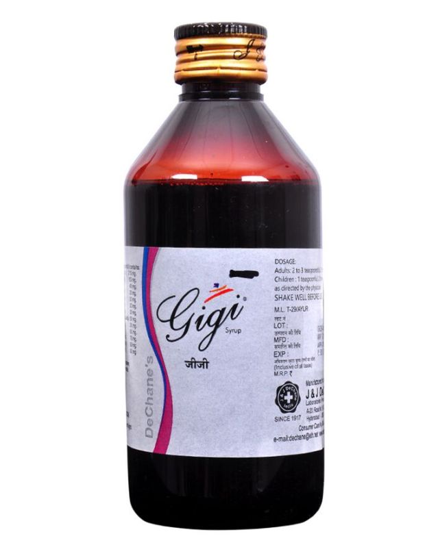 Gigi Syrup, Packaging Type : Bottle