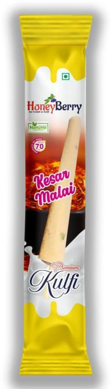 HONEY BERRY Kesar Malai kulfi, Packaging Type : Packet