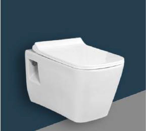 5010 Wall Hung Toilet Seat, Color : White
