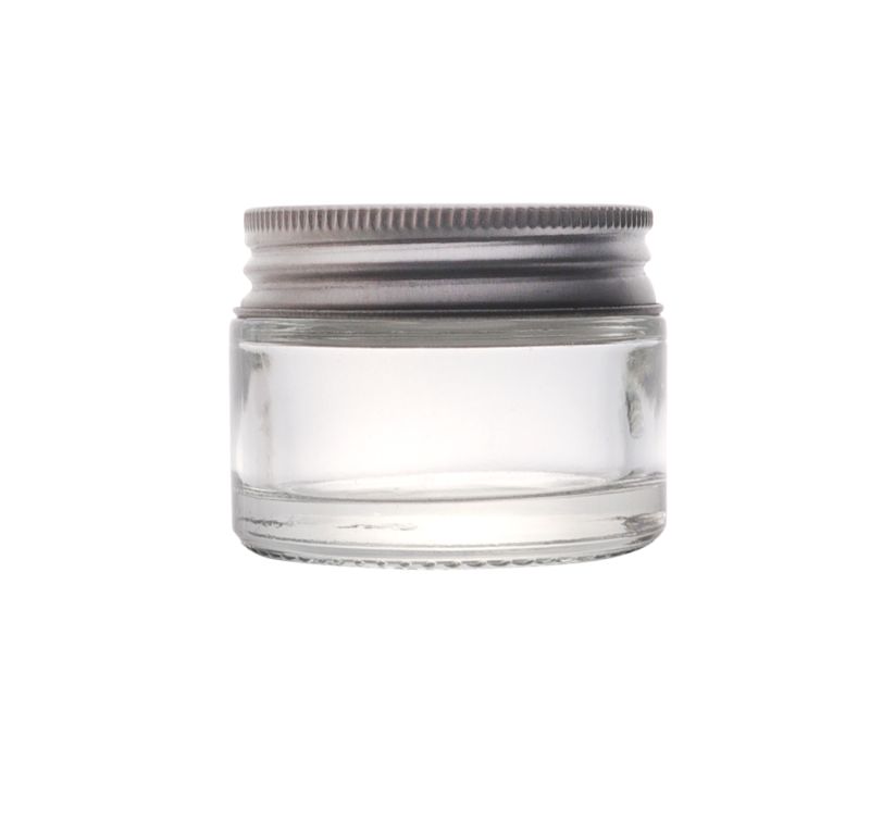 Transparent Round 50gm Glass Jar, for Spice Storage, Capacity : 50ml