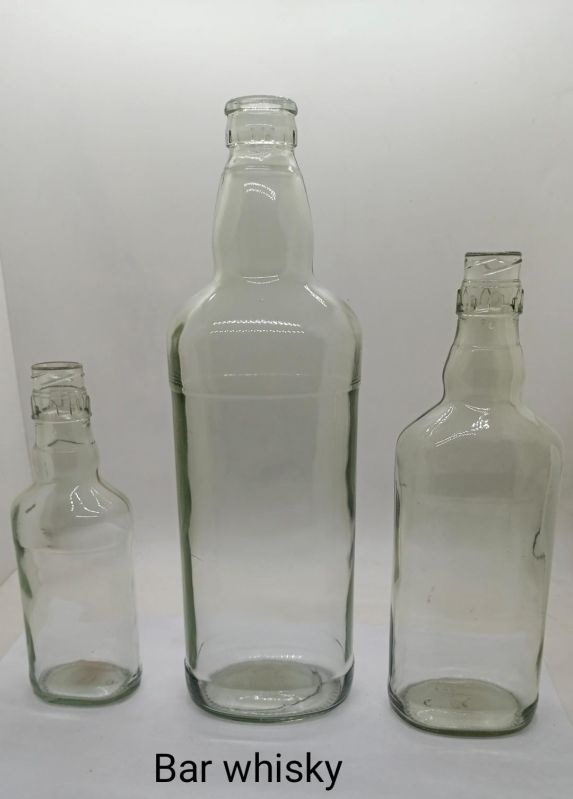 Bar  Glass Liquor Bottle