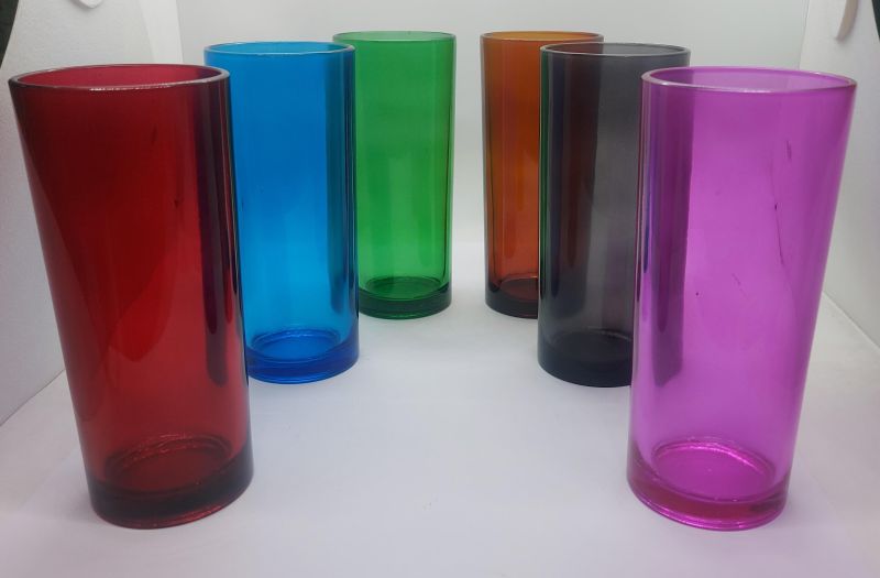 Colored Water Glasses