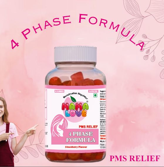 Mama Love Menstruation Regulator Gummies, Packaging Type : Bottle