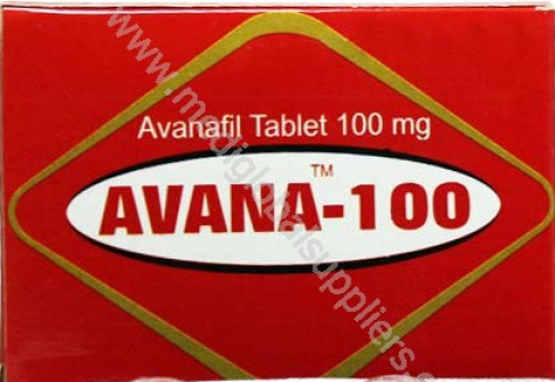 Avana-100 Avanafil Tablets 100mg, Packaging Type : Box