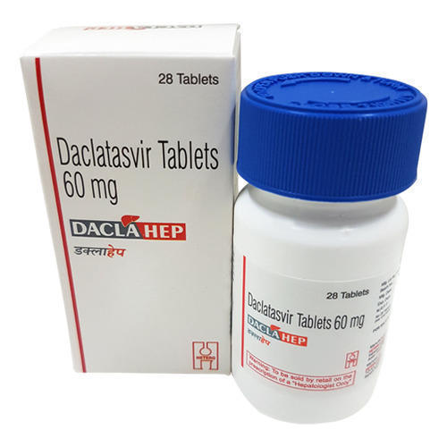 Daclahep Daclatasvir Tablets 60mg, For Clinical, Hospital, Grade : Medicine Grade