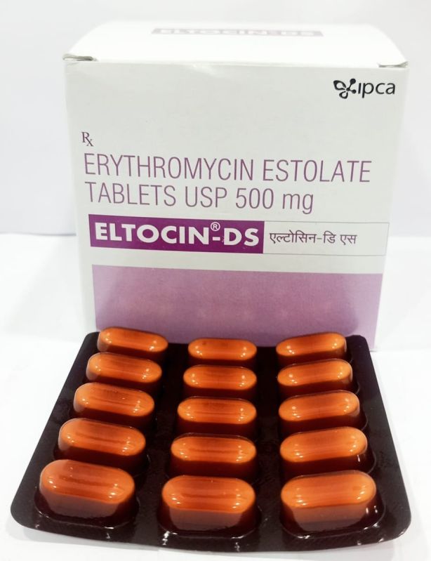 Capsules Erythromycin Estolate Tablet, for Clinical, Hospital Etc., Grade Standard : Medicine Grade