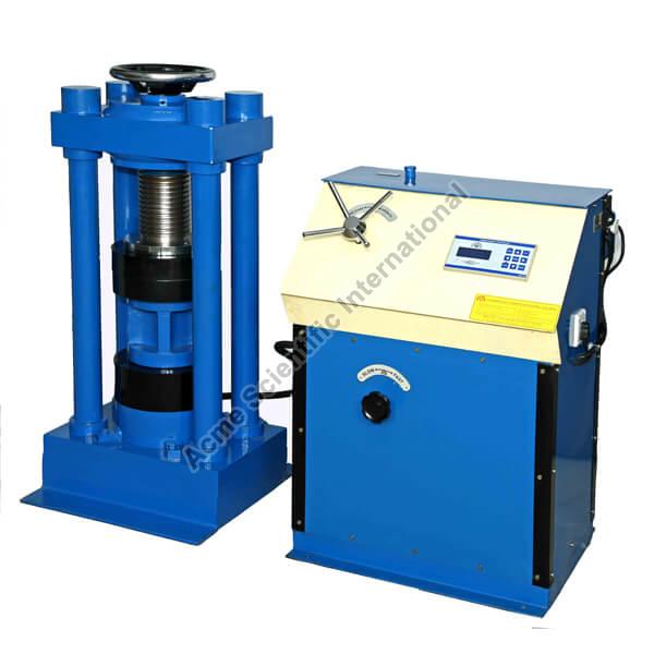 100Kn Electrically Operated Compression Testing Machine