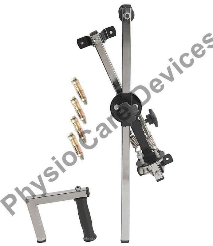 Compact Shoulder Wheel & Wrist Exerciser With Scale