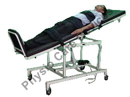 Multicolor Rectangle Tilt Table Motorized (electric Operated), For Hospital, Fabric Material : Rexine
