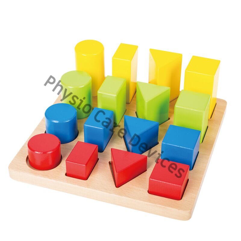 Customized Wooden PHYSIO CARE DEVICES Multi Shape Peg Board, for Home, Hospital, clinic, Size : Standard