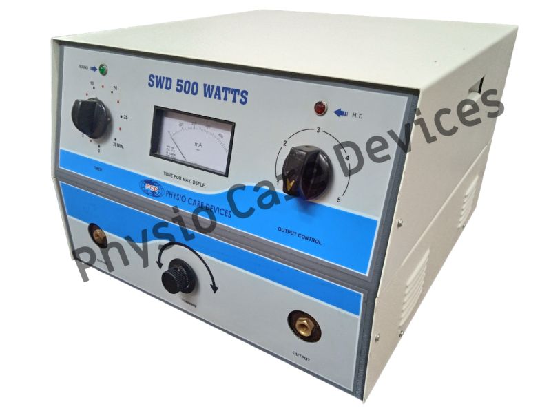 Short wave diathermy continuous 500 watt table top