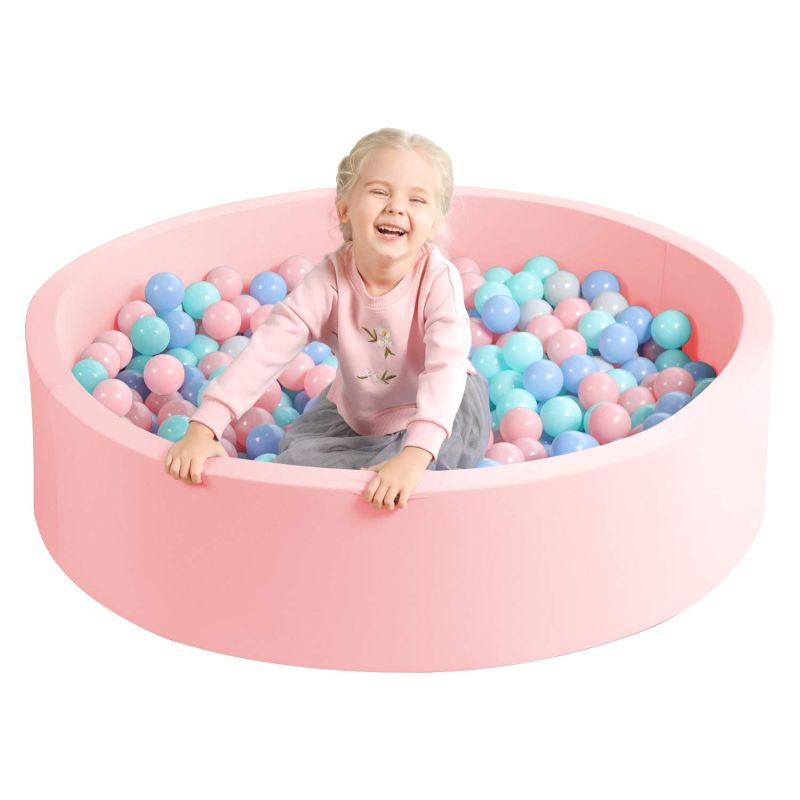 Plain Polished Foam Round Ball Pool, for Kid Playing