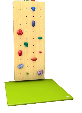 Multi Color Wooden Rock Climbing Wall