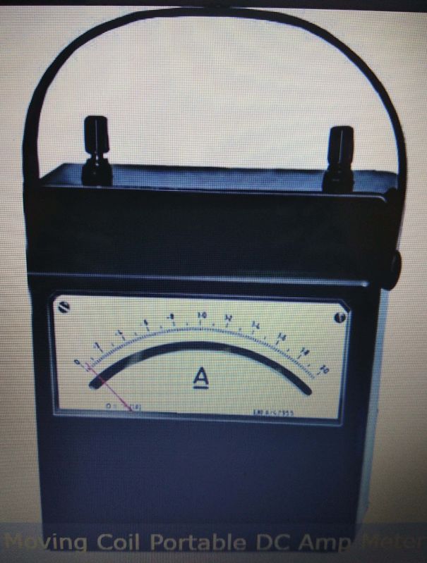 MOVING COIL TYPE DC AMP METER
