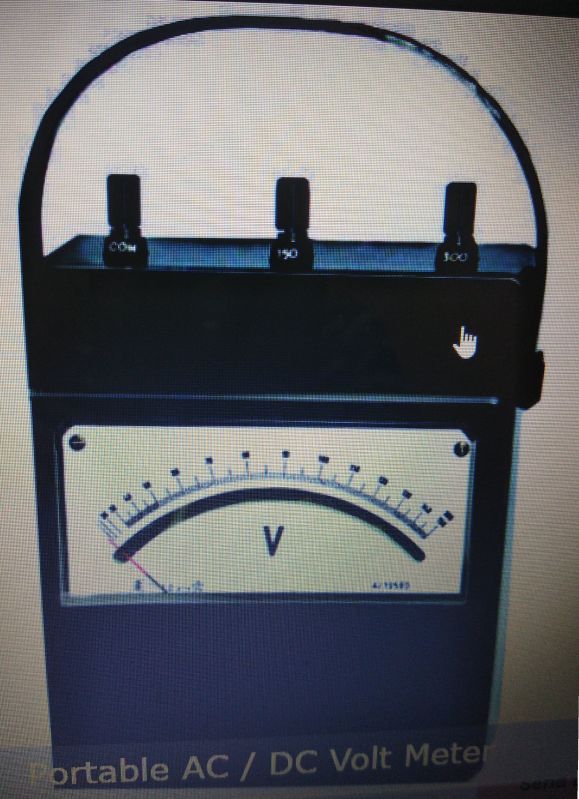 MOVING COIL TYPE DC VOLTMETER, Certification : ISO 9001:2008 Certified