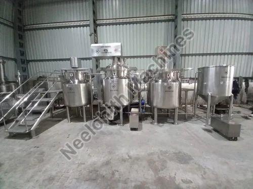 240 V Semi-Automatic Fruit Juice Processing Plant