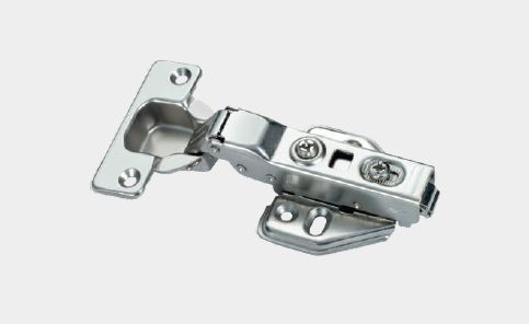 Half Overlay Crank 8 Degree SS Hydraulic Hinge