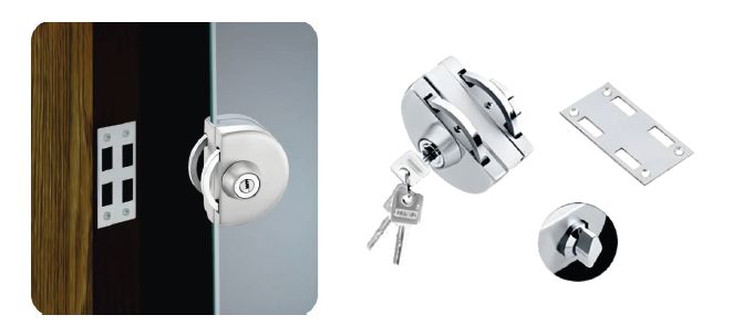 Polished LX-40 Glass Door Lock, Speciality : Stable Performance, Longer Functional Life, Accuracy