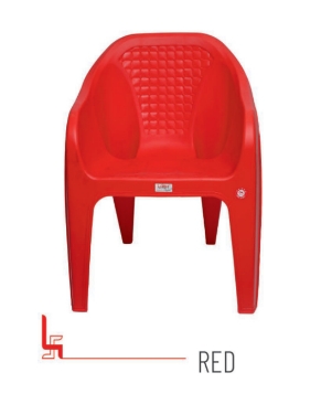 Bubble Red Virgin Platic Chair, Feature : Light Weight, Excellent Finishing, Comfortable