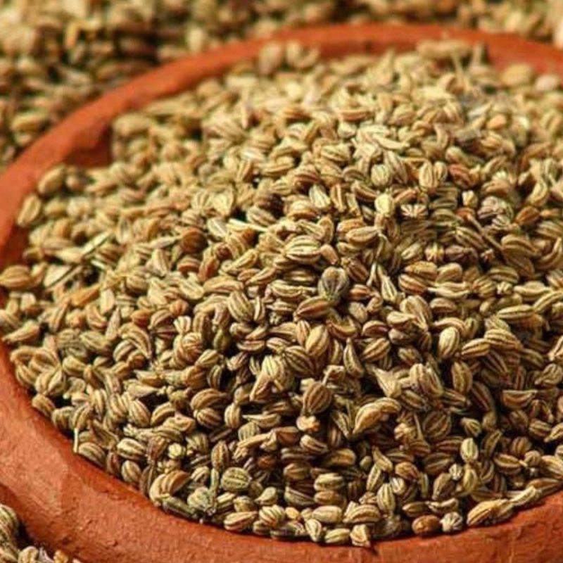 Light Brown Organic Ajwain Seeds, for Cooking, Packaging Type : Plastic Packet