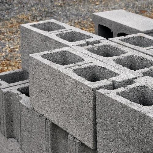 Grey Concrete Bricks, for Side Walls, Packaging Type : Wooden Box
