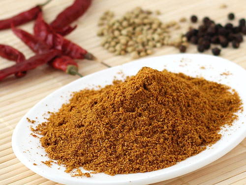 Brown Organic Sambar Masala Powder, for Cooking, Grade Standard : Food Grade