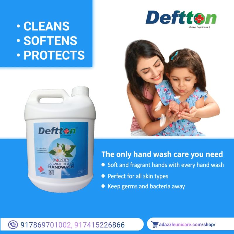 5 Litre Deftton Jasmine Hand Wash Liquid