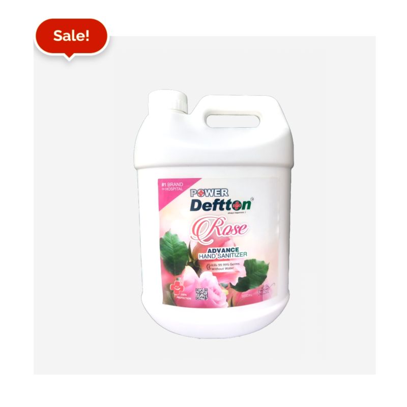 5 Litre Deftton Rose Hand Sanitizer Gel