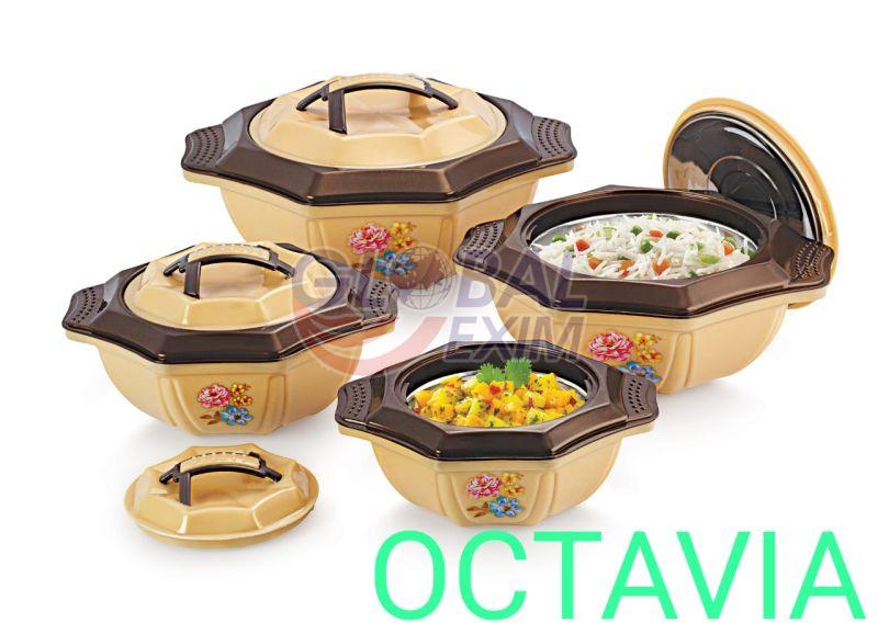 Polished Plastic Octavia Casserole Set, Size : Standard