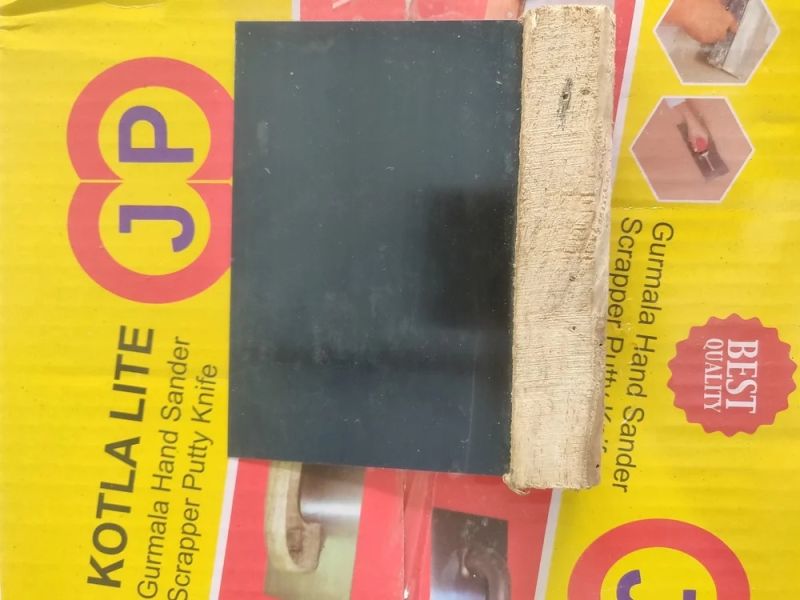 Polished Black Wooden Handle Scraper