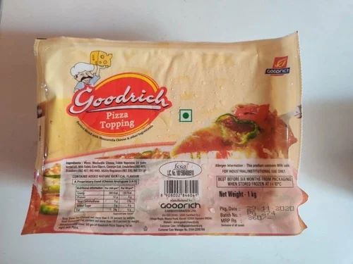 Light Yellow Goodrich Pizza Topping Cheese, Packaging Type : Plastic Packet
