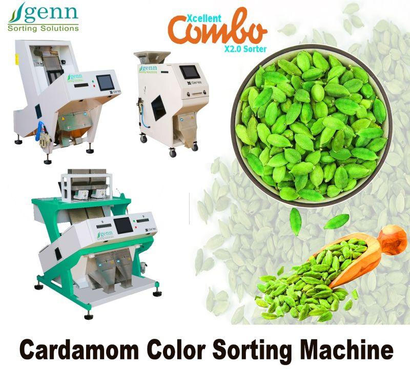 GENN Cardamom Color Sorting Machine, Certification : ISO 9001:2008 Certified