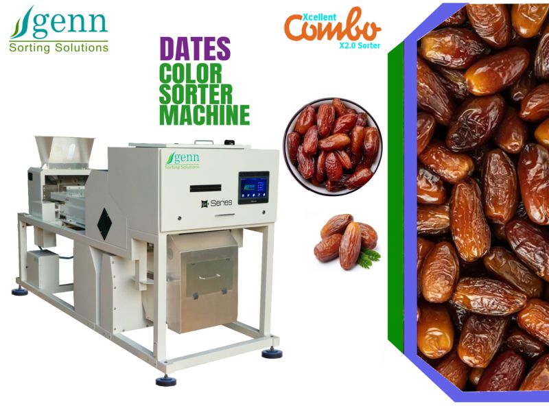 Dates color sorter machine / Date fruit sorting machine / Belt drive sorting machine