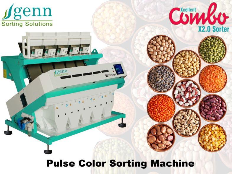 GENN 2000-4000kg Pneumatic Pulses Color Sorting Machine, Certification : ISO9001:2015