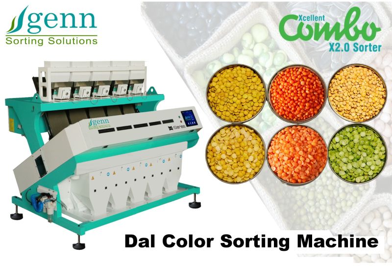 GENN 2000-4000kg Dal Color Sorter Machine, for Food Industry