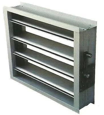 Grey Square Aluminium Extruded Dampers, for Industrial, Size : Standard