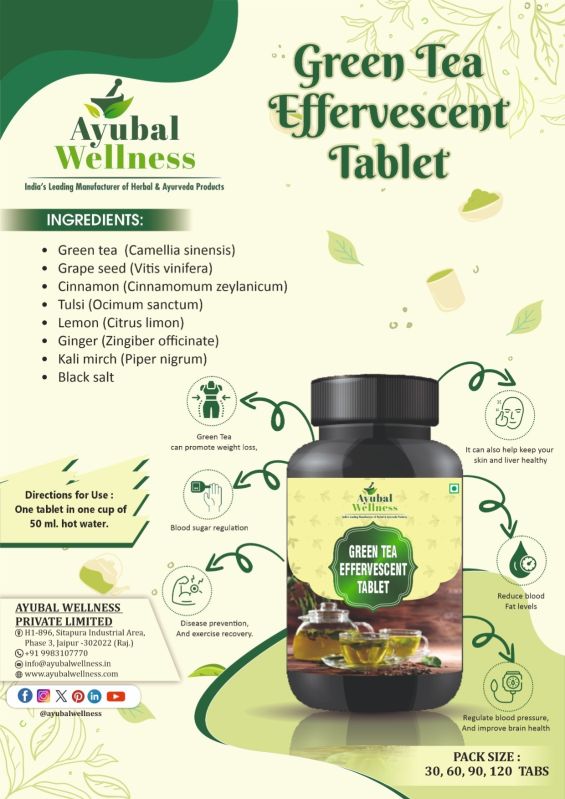 GREEN TEA EFFERVESCENT TABLET