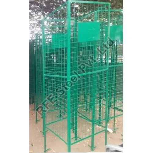 Green Polished MS Square Tree Guard, for Garden, Park, Size : {400*1500MM}