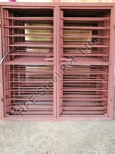 Pressed Steel Window With Z-Section Shutter