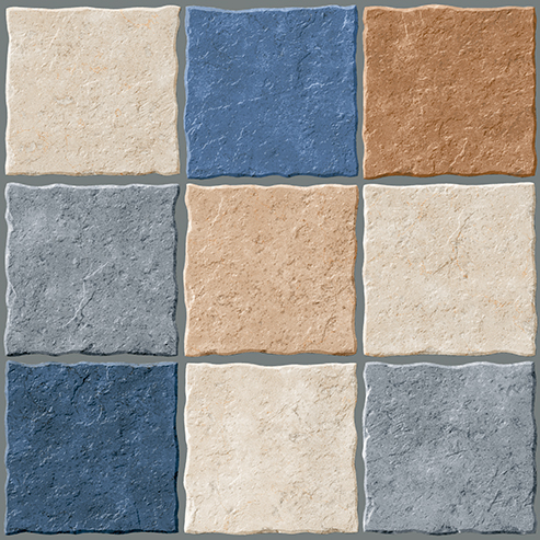 Multicolor 23001 Digital Vitrified Parking Tile, for Outdoor Indoor, Size : 300X300 MM