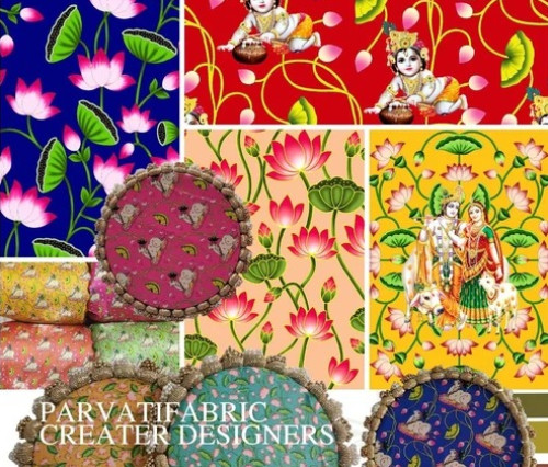 Bandhani Printed Satin Silk Fabric, Packaging Type : Packet