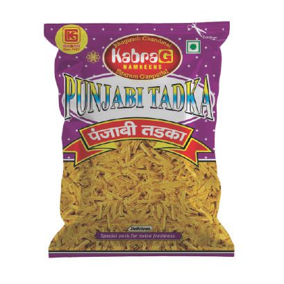 Punjabi Tadka Namkeen, for Snacks, Packaging Type : Plastic Packet