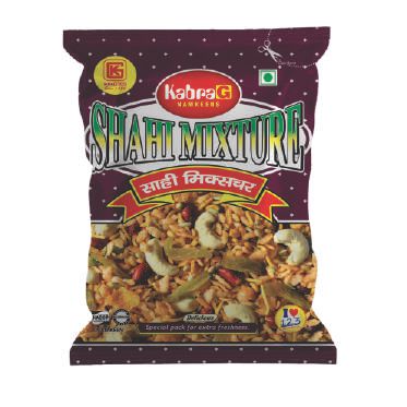 Kabra G Shahi Mixture Namkeen, for Snacks, Taste : Salty