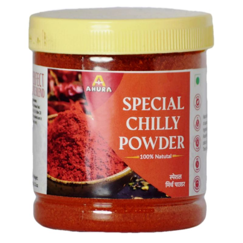 Ahura Special Chilli Powder, Packaging Size : 100gm