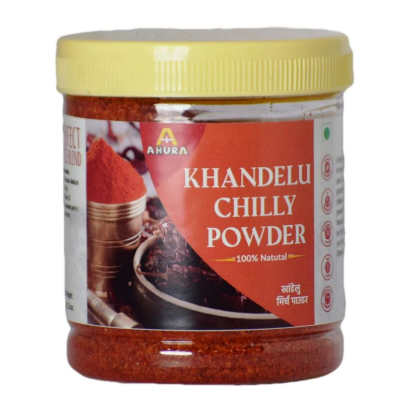 Ahura Khandelu Chilli Powder, Packaging Size : 100gm