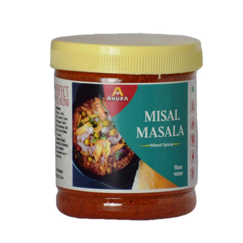 Ahura Natural Misal Masala Powder, Packaging Type : Plastic Container